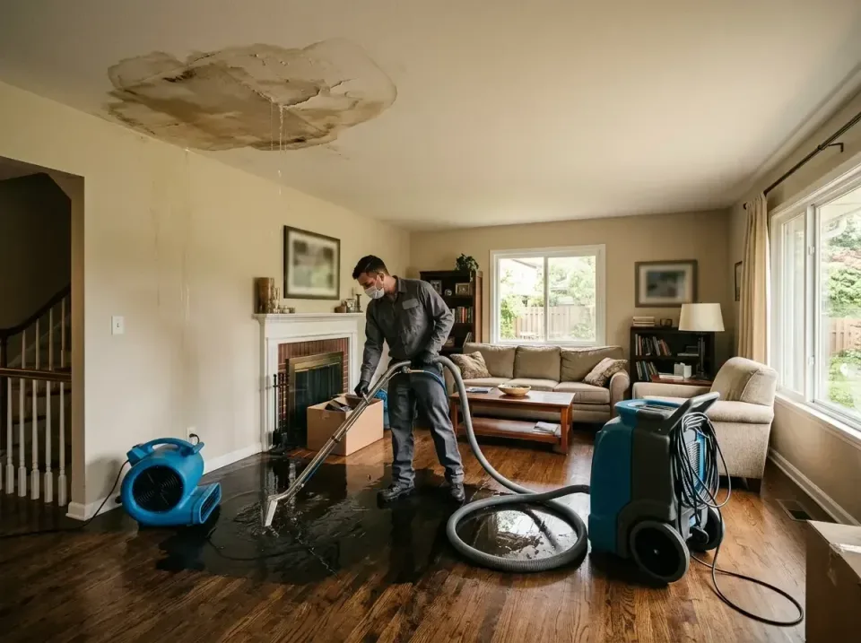 attic-pipe-burst-ceiling-drip-008 — frequently asked questions, Water Damage Restoration & Carpet Care in Cheval, FL